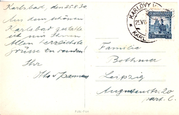 Karlovy Vary 1930 95 001 ●